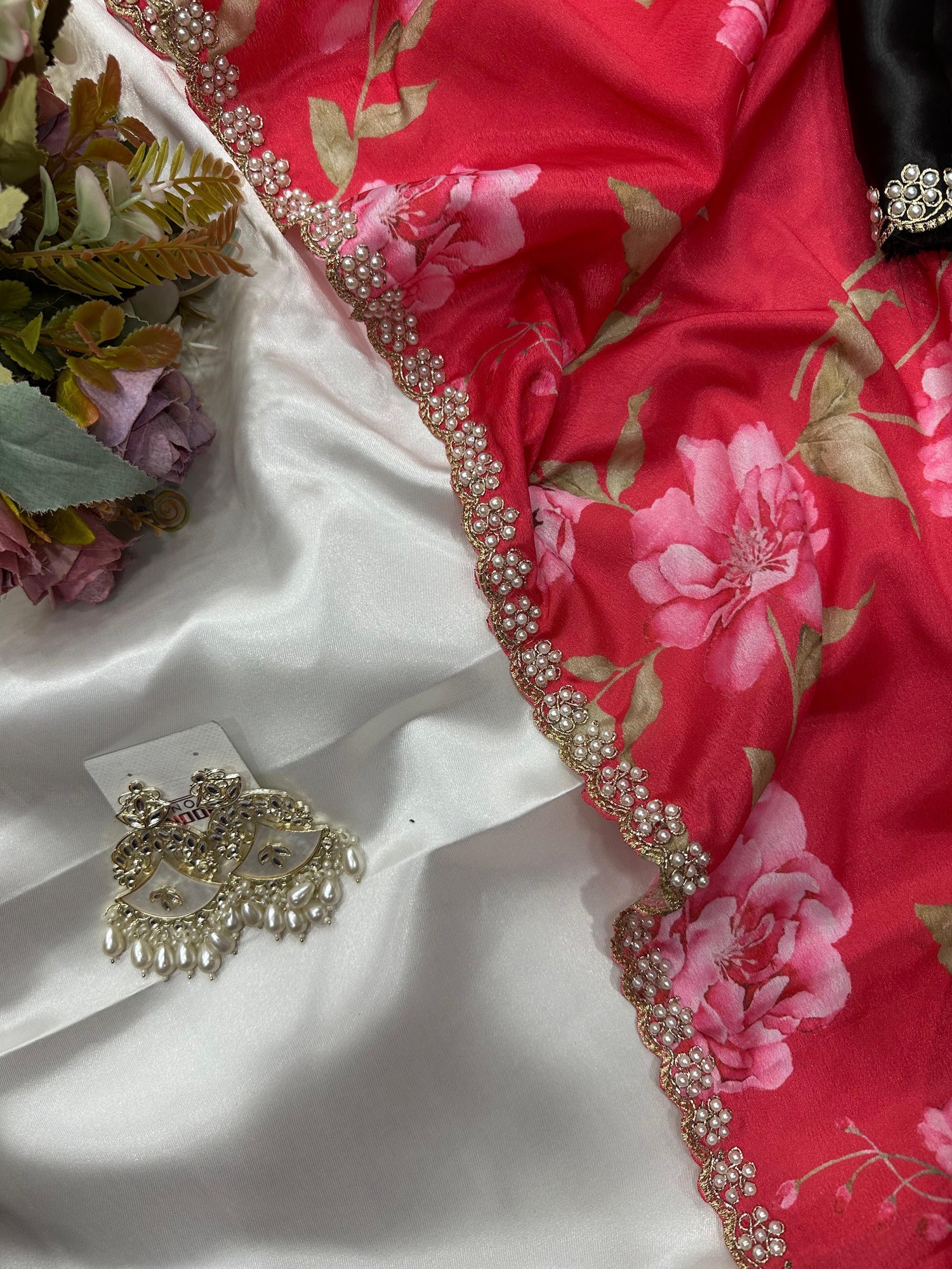 Chinon Sarees Collection – Lightweight | Festive & Party Wear
